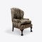 Poltrona Wingback vittoriana con tappezzeria Pierre Frey, Immagine 4