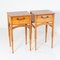 Mid-Century Italian Maple Bedside Tables, Set of 2 1