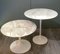 Tables Gigognes Guéridon Tulip en Marbre par Eero Saarinen pour Knoll International, Set de 2 2