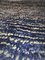 20th-Century Blue and White Berber Rug, 1980s 11
