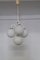 White Vintage Ceiling Lamp with Four White Glass Balls, 1970s, Image 2
