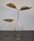 Italian Brass Floor Lamp with 3 Decorative Leaves by Carlo Giorgi & Tommaso Barbi for Bottega Gadda, 1970s 13