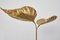 Italian Brass Floor Lamp with 3 Decorative Leaves by Carlo Giorgi & Tommaso Barbi for Bottega Gadda, 1970s, Image 12