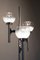 Lámpara de pie italiana de 3 luces de Gaetano Sciolari para Mazzega, años 70, Imagen 16