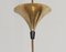 Gold Plated Semi Lamp by Claus Bonderup and Thorsten Thorup for Fog & Morup, 1967 6