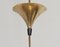 Lampada Semi placcata in oro di Claus Bonderup e Thorsten Thorup per Fog & Morup, 1967, Immagine 6