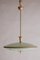 Italian Decorative Glass Disc Ceiling Lamp, 1950s 2