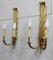 Gilt Bronze Sconces, 1950s, Set of 2 3