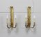 Gilt Bronze Sconces, 1950s, Set of 2 1