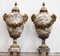 Perfume Burning Vases in Marble and Gilded Bronze by A. Cadoux, Set of 2 1