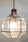 Mid-Century Octagonal Iron & Glass Pendant Lamp from Limburg 3