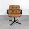 Camel Leather Office Chair by Charles Pollock for Knoll Inc. / Knoll International, 1970s, Image 3