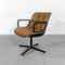 Camel Leather Office Chair by Charles Pollock for Knoll Inc. / Knoll International, 1970s 1