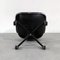 Camel Leather Office Chair on Wheels by Charles Pollock for Knoll Inc. / Knoll International, 1970s 9
