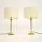 Brass Table Lamps Vintage 1970’s , Set of 2 1