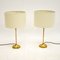 Brass Table Lamps Vintage 1970’s , Set of 2 2