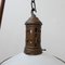 Antique French 2-Tone Pendant Lamp 7