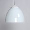 Czechoslovakian White Opaline Glass Ceiling Lamp, 1960s 1