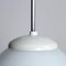 Lámpara de techo checoslovaca de vidrio opalino blanco, años 60, Imagen 3