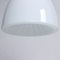 Czechoslovakian White Opaline Glass Ceiling Lamp, 1960s, Image 2