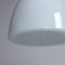 Lampada da soffitto in vetro opalino bianco, Cecoslovacchia, anni '60, Immagine 5