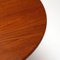 Round Danish Teak AT8 Coffee Table by Hans Wegner for Andreas Tuck, 1950s, Image 11