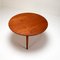 Round Danish Teak AT8 Coffee Table by Hans Wegner for Andreas Tuck, 1950s 7