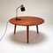 Round Danish Teak AT8 Coffee Table by Hans Wegner for Andreas Tuck, 1950s 4