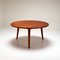 Round Danish Teak AT8 Coffee Table by Hans Wegner for Andreas Tuck, 1950s 1