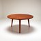 Runder Dänischer Teak AT8 Couchtisch von Hans Wegner für Andreas Tuck, 1950er 1