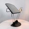 Adjustable Table Mirror with Light on Cast Iron Base, 1980s, Image 7