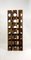 Walnut Wall-Mounted Wine Rack, 1970s 1