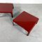 Burgundy Demetrio Coffee Table by Vico Magistretti for Artemide, 1960s 5