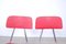 Vintage Vinyl Kitchen Chairs in Red, Set of 4 8