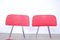 Vintage Vinyl Kitchen Chairs in Red, Set of 4, Image 8