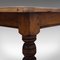 Large Antique English Pine & Mahogany Farmhouse Table, 1900s 10