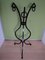 Art Deco Wrought-Iron Plant Stand with Cachepot, Set of 2 3