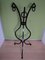 Art Deco Wrought-Iron Plant Stand with Cachepot, Set of 2, Image 3