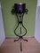 Art Deco Wrought-Iron Plant Stand with Cachepot, Set of 2, Image 11