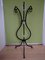 Art Deco Wrought-Iron Plant Stand with Cachepot, Set of 2 2