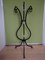 Art Deco Wrought-Iron Plant Stand with Cachepot, Set of 2, Image 2