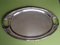 Large Argentinian Silver-Plated Serving Plate by Juan Inassi 1