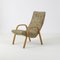 Fauteuil en Bois avec Tapisserie en Tissu Floral, 1960s 2