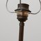 Antique Opaline Glass and Brass Table Lamp 6