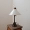 Antique Opaline Glass and Brass Table Lamp 11