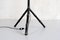 Vintage Upholstered Tripod Floor Lamp by Jacques Adnet 2