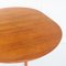 French Scandinavian Style Teak Dining Table with Extension, 1960s 12