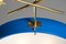Bruno Gatta Style Laquered Metal Ceiling Lamp from Stilnovo, Image 8