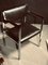 Mid-Century Stainless Steel & Rosewood Armchairs, Set of 2, Image 7