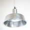 Lámpara colgante industrial de aluminio, años 70, Imagen 5
